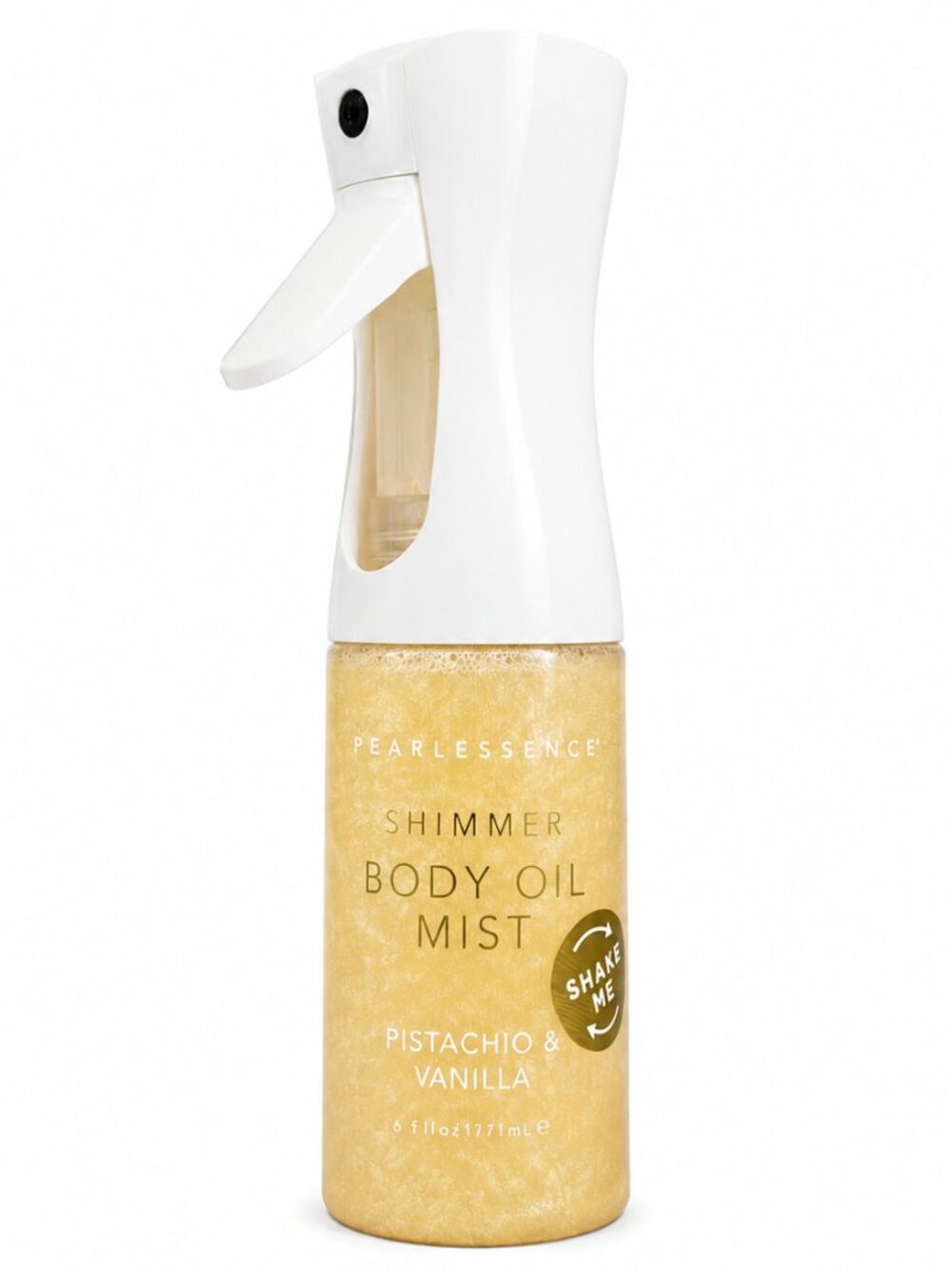 Pearlessence Shimmer Body Oil Mist Pistachio & Vanilla 5.8 fl oz / 171 mL